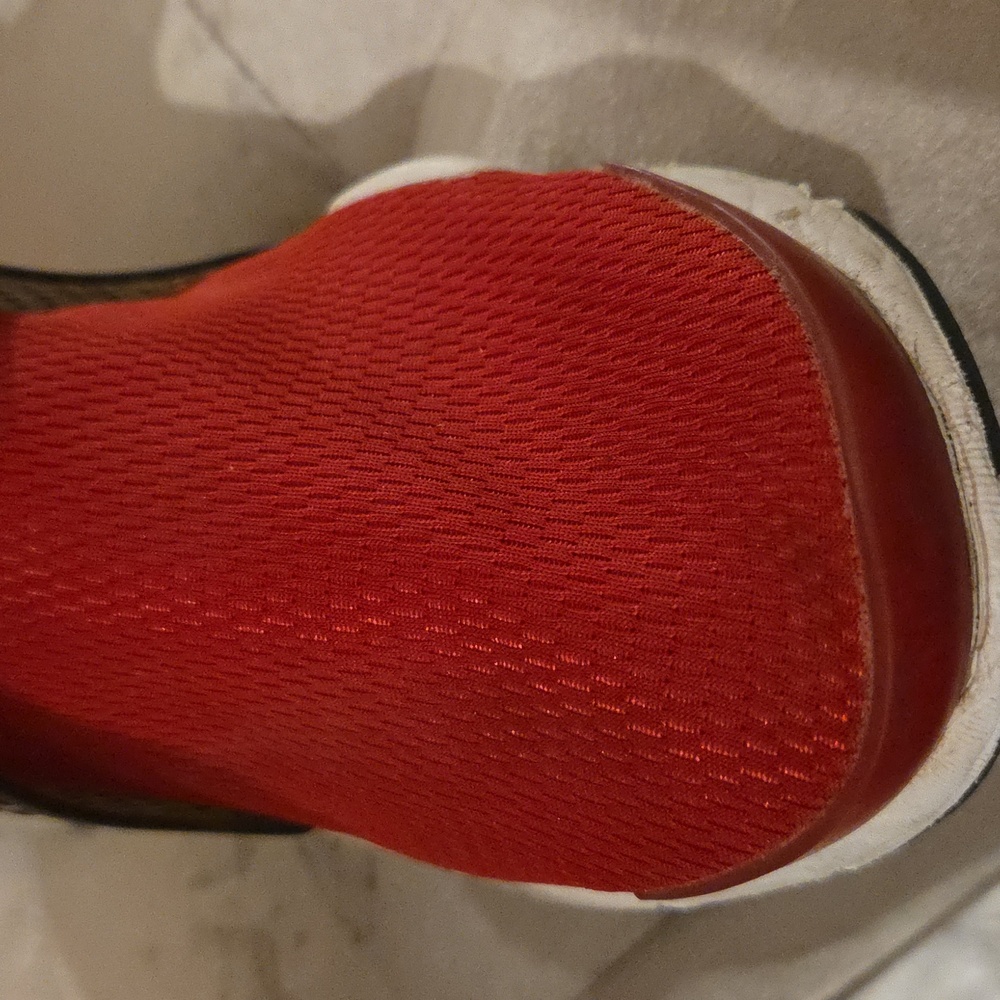 Nike Sock Dart Red and Black Slip-On Sneakers - Picture 10 of 12